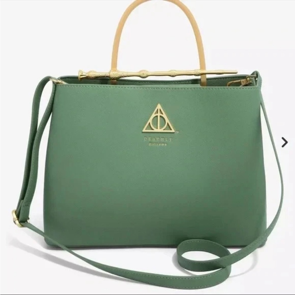 Loungefly Harry Potter Deathly Hallows Elder Wand Sage Handbag